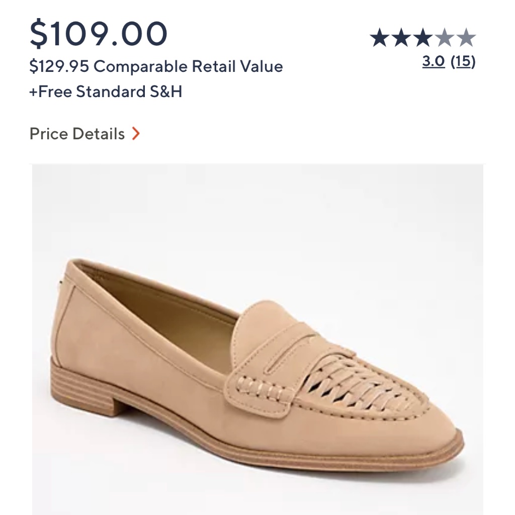 Vince Camuto Woven Leather Or Suede Penny Loafers Size 9 1/2 - Caylas